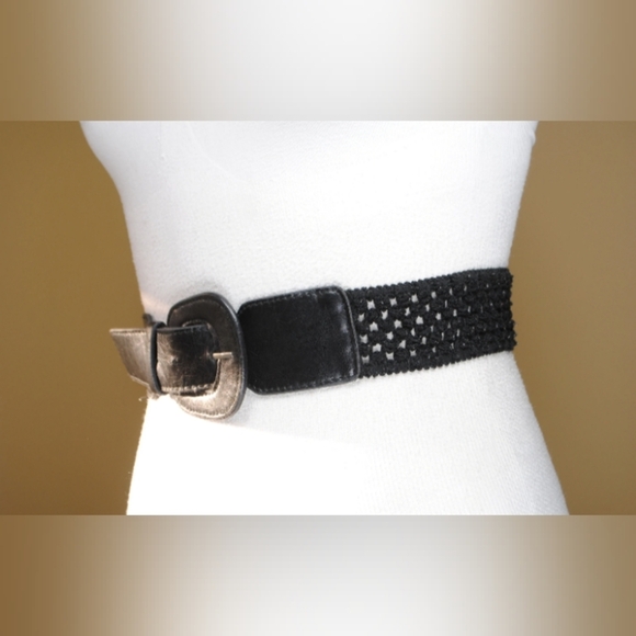 L.A. Express Crochet Belt NWT sz Small/Medium - Picture 6 of 6